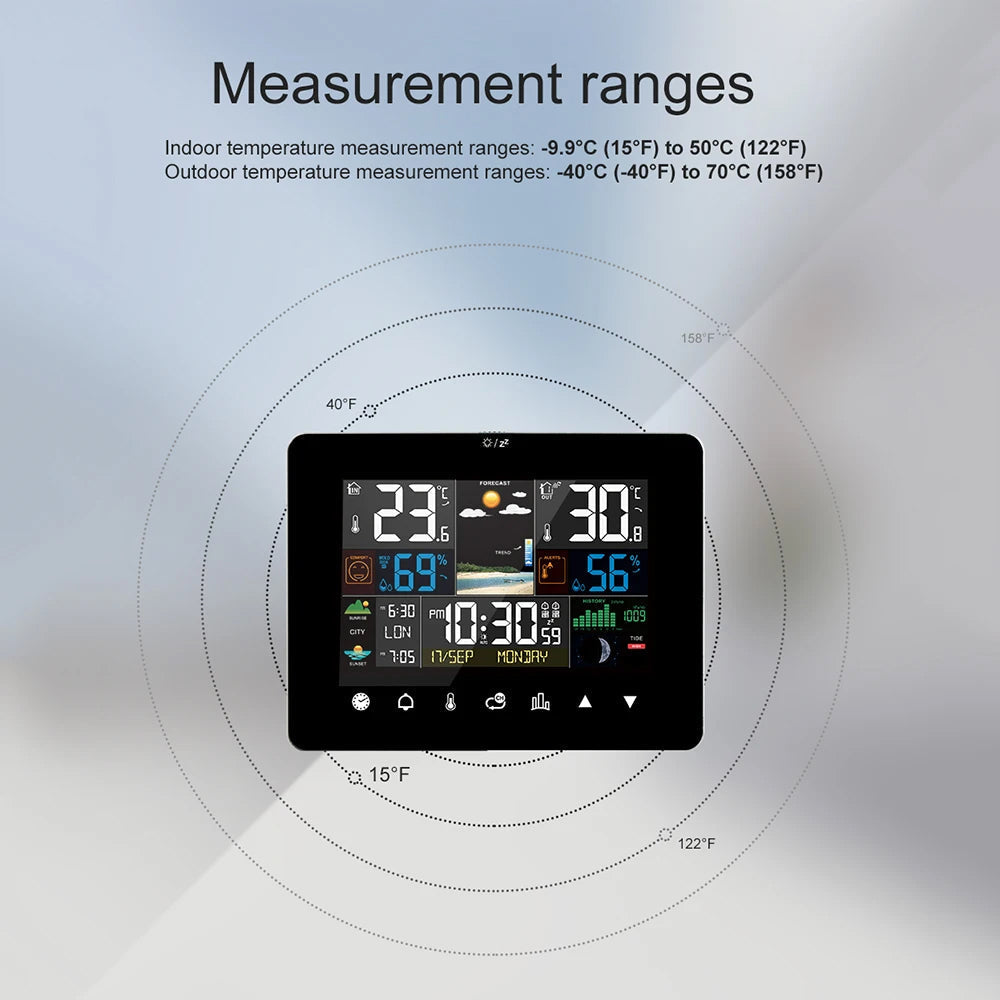 Zephytrak Wireless Home Weather Station with IP65 Outdoor Sensor