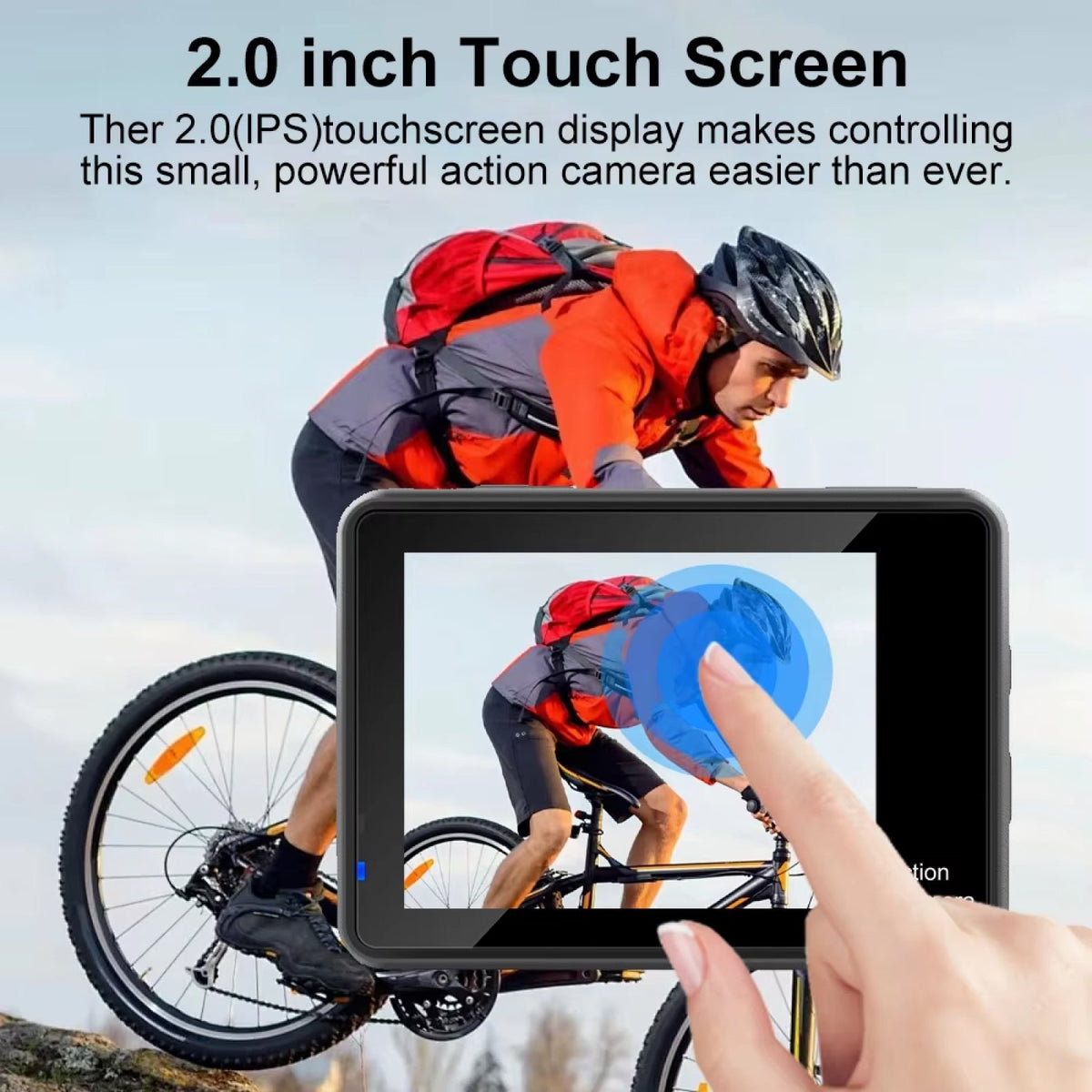 ZinoxCam 5K Ultra-HD Action Camera for Skiing