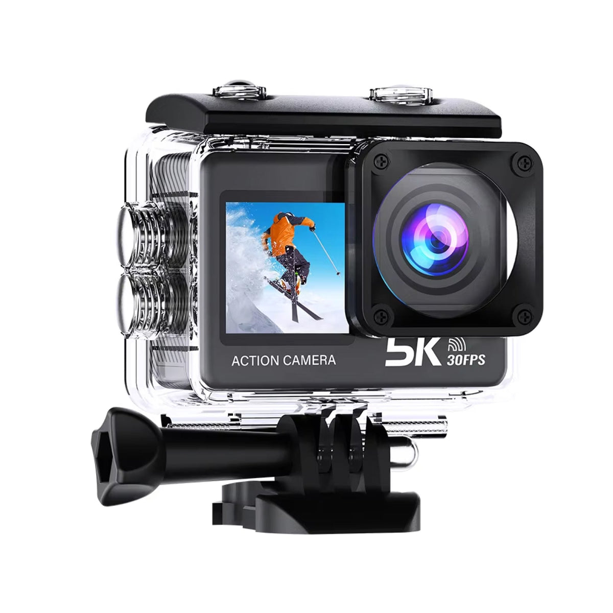 ZinoxCam 5K Ultra-HD Action Camera for Skiing