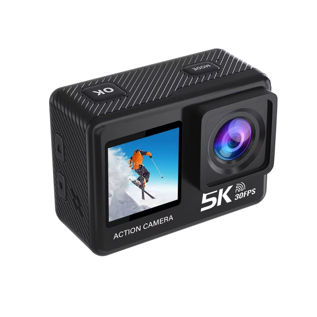 ZinoxCam 5K Ultra-HD Action Camera for Skiing