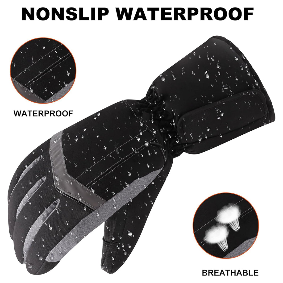 ZonarGlov Electric Heated Winter Motorbike Gloves UK